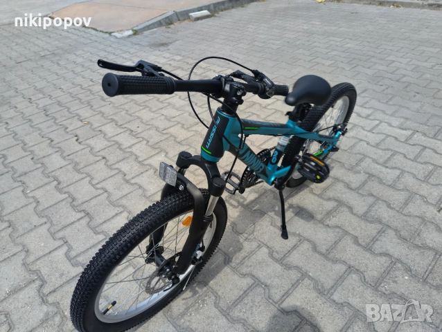 PASSATI Алуминиев велосипед 20" NINJA син, снимка 6 - Велосипеди - 53560107