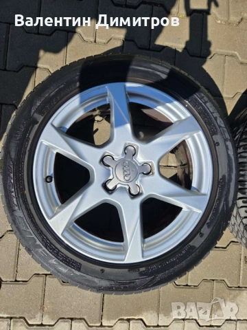 Джанти 17  Ауди с гуми 225/50/17, снимка 6 - Гуми и джанти - 54246147