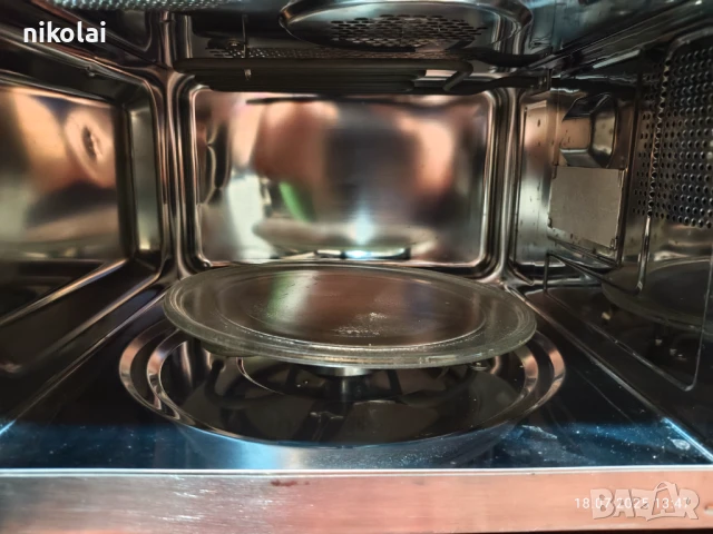 Нова микровълнова фурна, неръждаема, работеща, снимка 2 - Микровълнови - 51063832