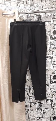 Ефектен Макси Кожен Панталон в черно-размери50,52,54!, снимка 6 - Панталони - 52377600