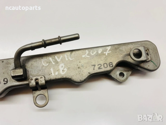 Горивна рейка за Honda Хонда Сивик 1.8 бензин 140 коня R18A2 RNA70109A 2007, снимка 2 - Части - 53913019