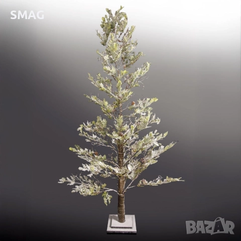 Коледна заснежена светеща елха 600 LED 1.8m – топла бяла светлина_1252972, снимка 2 - Декорация за дома - 52638768