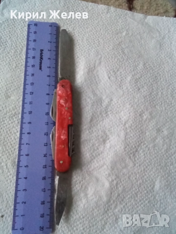 Старо джобно ножче 52514, снимка 9 - Антикварни и старинни предмети - 52854294