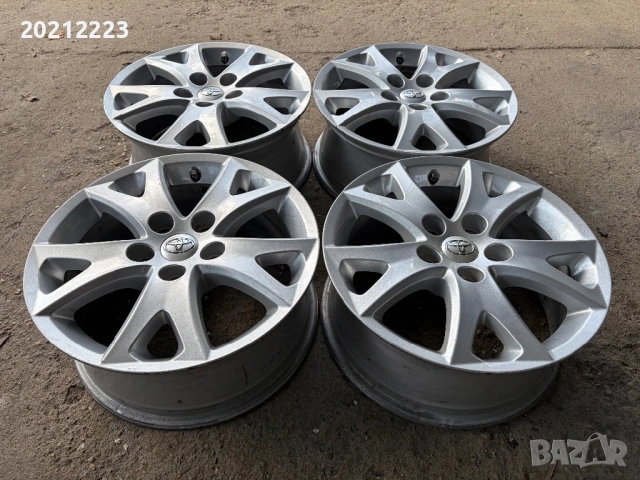 4 броя алуминиеви джанти за Toyota Corolla,Corolla Verso,Verso,Auris 16, снимка 8 - Гуми и джанти - 54244287