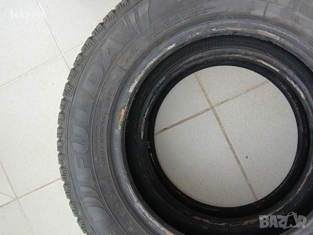 Продавам 2 броя зимни гуми FULDA KRISTAL 185/65/14, снимка 5 - Гуми и джанти - 52292642