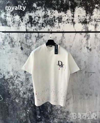 Christian Dior Нови Мъжки Тениски Диор Два Цвята , снимка 3 - Тениски - 53510227