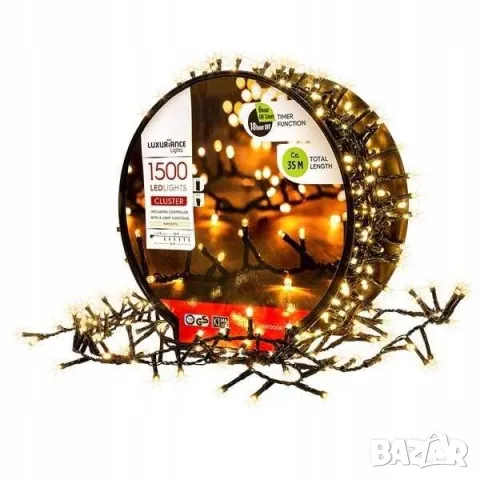Коледни светлини Luxuriance Lights 1500 LED лампи | 35м
