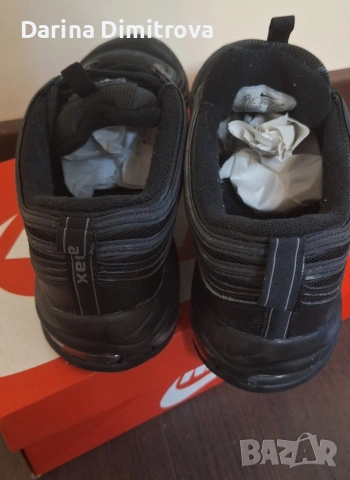 Nike Air Max 97 Triple black, снимка 4 - Маратонки - 53413279