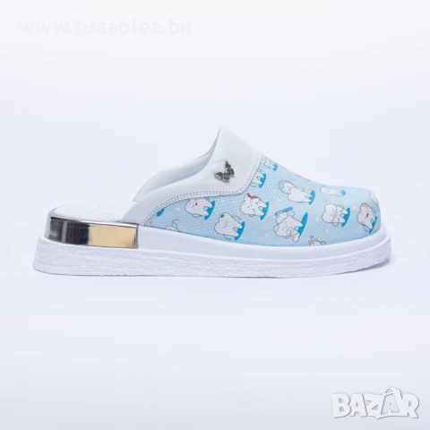 Анатомични чехли от естествена кожа за зъболекари | Марка Tuasolea, снимка 1