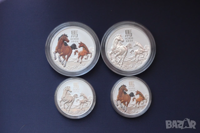 Сребърни инвестиционни монети  Lunar / Лунар 3  серия - 2 oz , снимка 3 - Нумизматика и бонистика - 54000232