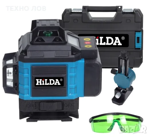 Лазарен нивелир 16 линии 4D 2 г. Гаранция 2 батерии пълен комплект + тринога

, снимка 14 - Измервателни инструменти - 49647372