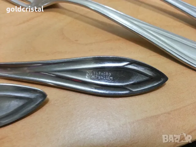 стари български прибори за хранене вилици и лъжици , снимка 5 - Антикварни и старинни предмети - 49328843