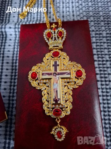 Свещенически Кръст нагръден, снимка 4 - Колиета, медальони, синджири - 48400076