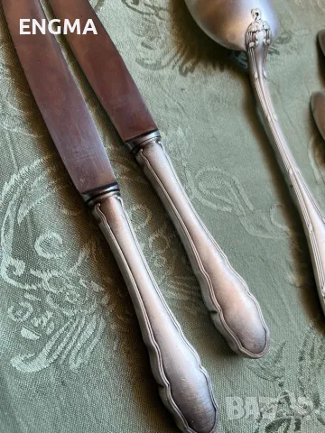 сребърни лъжици проба 90, снимка 6 - Антикварни и старинни предмети - 48358344