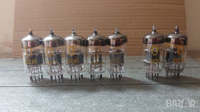 Нови радиолампи RFT ECC85. Използвани радиолампи RFT ECC85. , снимка 1 - Ресийвъри, усилватели, смесителни пултове - 46453831