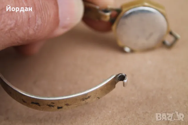 Дамски сребърен Швейцарски часовник с позлата /17 камъка/, снимка 9 - Дамски - 49798121