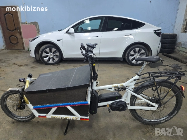 Електрически товарен велосипед Riese Muller Load 60, снимка 4 - Велосипеди - 52014151