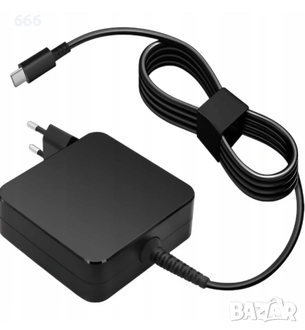 Захранващо устройство за лаптоп USB-C 65W PD Универсално, снимка 2 - Друга електроника - 53873615