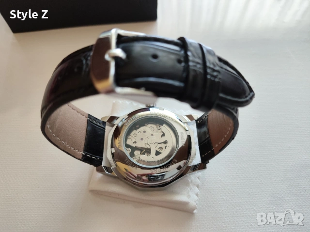 Автоматичен часовник - с Open heart циферблат, снимка 2 - Мъжки - 54144513