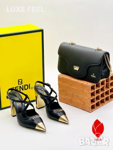 Prada 💎Fendi 💎 Дамски Обувки , снимка 9 - Дамски обувки на ток - 53828440