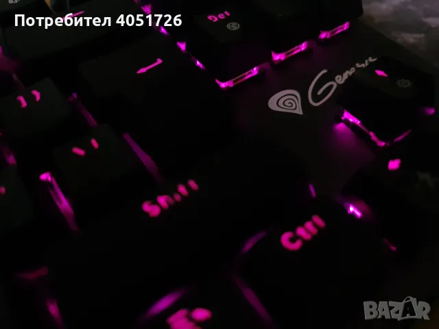 Genesis Thor 300 TKL Механична клавиатура - Outemu Red Switches, Черна, снимка 5 - Клавиатури и мишки - 47229197