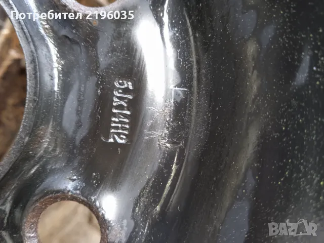 4 броя запазени железни джанти за vw polo..skoda fabia R14, снимка 3 - Гуми и джанти - 49881274