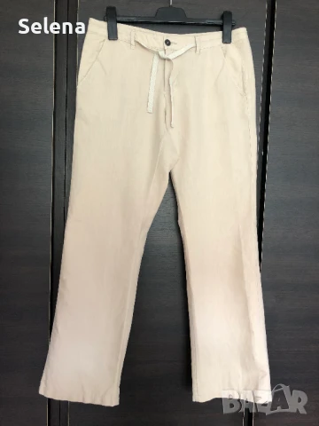 Дамски бежов панталон Н&M, снимка 1