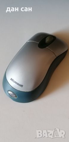 работеща безжична Microsoft X08-72982 Optical Mouse Blue With USB Receiver, снимка 2 - Клавиатури и мишки - 46589813