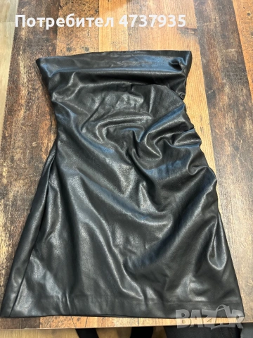 Кожена рокля,Zara