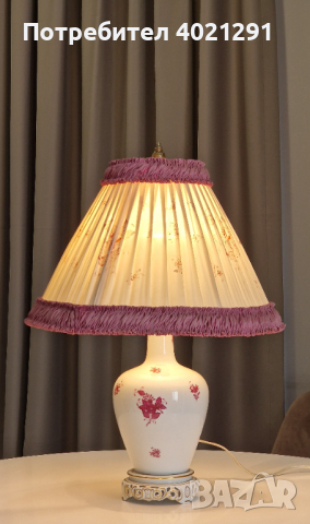 Herend Hungary Porcelain Apponyi pattern Lamp - Херенд Унгария Порцелан лампа