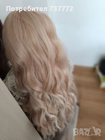 Много красива светло руса перука , снимка 7 - Аксесоари за коса - 45334959