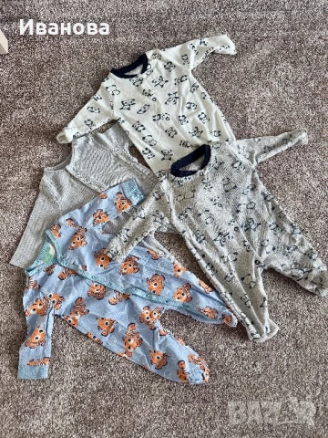 Бебешки бодита/гащеризончета размер 62 ( 0/3)