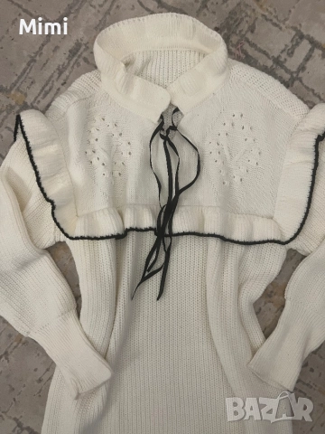 Плетена Туника/Рокля/Блузон S/M/L, снимка 6 - Якета - 47358915