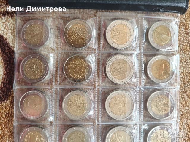 42 броя евро монети с различни гърбове , снимка 6 - Нумизматика и бонистика - 53887080