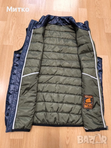 Нов мъжки пухен елек Iguana, снимка 4 - Якета - 53455989