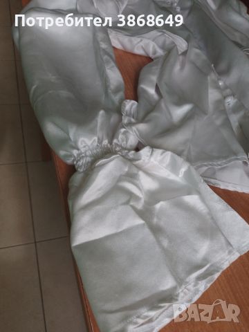 Официална Бяла сатенена риза ВСИЧКО ПО 10ЛВ, снимка 3 - Ризи - 46373661