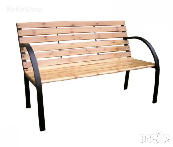 Пейка-122х60х79 см./дървена пейка/градинска пейка, снимка 2 - Градински мебели, декорация  - 49992556