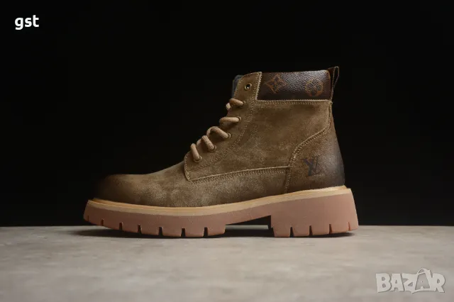 Редки  LV Louis Vuitton Pharrell WHigh Top Shoes Calfskin Мъжки дамски обувки Истинска Кожа Leather , снимка 1