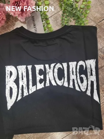 Дамска Памучна Тениска ✨ Balenciaga , снимка 1 - Тениски - 49056677