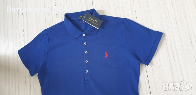 POLO Ralph Lauren Pique Cotton Slim Fit Size L НОВО! ОРИГИНАЛ! Дамска Tениска!, снимка 10 - Тениски - 53950059
