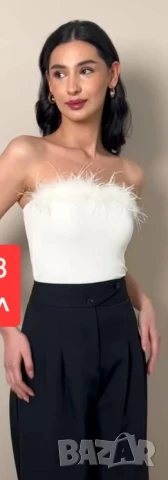 потник с пух, снимка 2 - Корсети, бюстиета, топове - 50452626