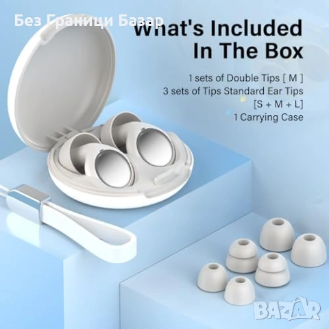 Нови Меки шумоизолиращи тапи за уши за сън концентрация пътуване с кутия, снимка 6 - Други - 53007558