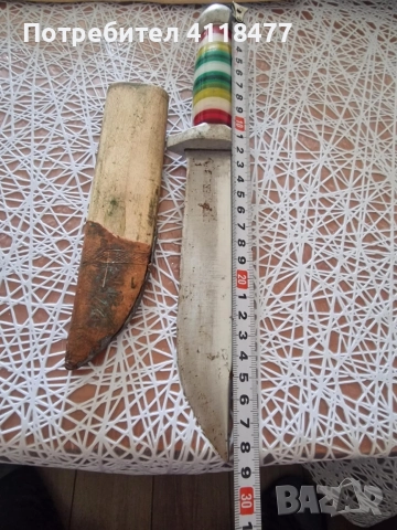 Стар български нож , снимка 2 - Ножове - 52590117