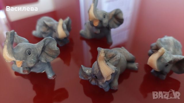 Пет малки слончета , снимка 1 - Декорация за дома - 45708349