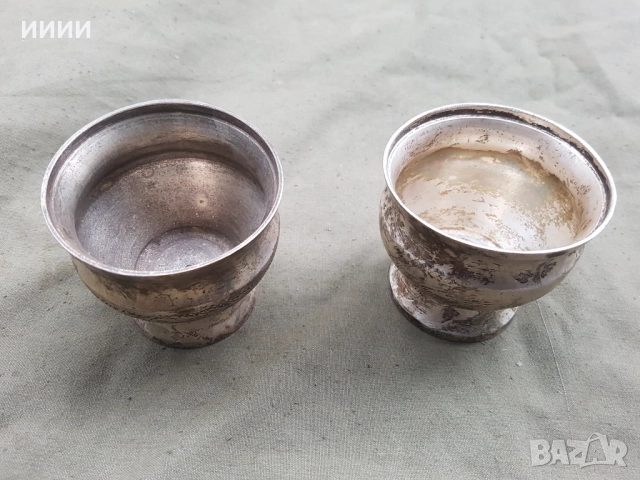 Посребрена чаша 2 бр