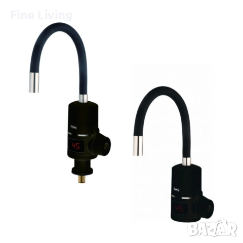 Нагревател за вода Rosberg за стена/за плот, с гъвкав силиконов маркуч, 3300W