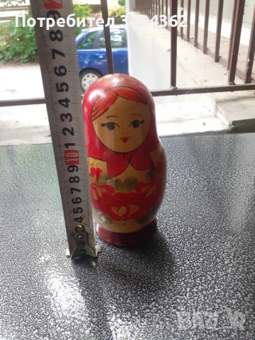 Стара руска кукла матрьошка 8 в 1, снимка 7 - Антикварни и старинни предмети - 50667098