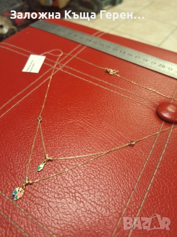 Дамско златно колие - 2,92 гр., снимка 4 - Колиета, медальони, синджири - 52197248