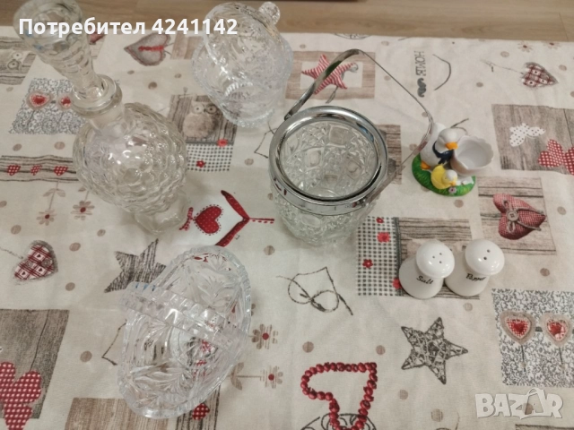 Стъклени, порцеланови изделия и артикули (различни видове), снимка 4 - Сервизи - 52586172