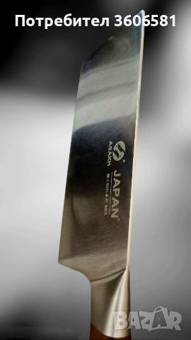 Японски Професионален Кухненски Сатър от неръждаема стомана с оригинална кутия, снимка 11 - Ножове - 45086075